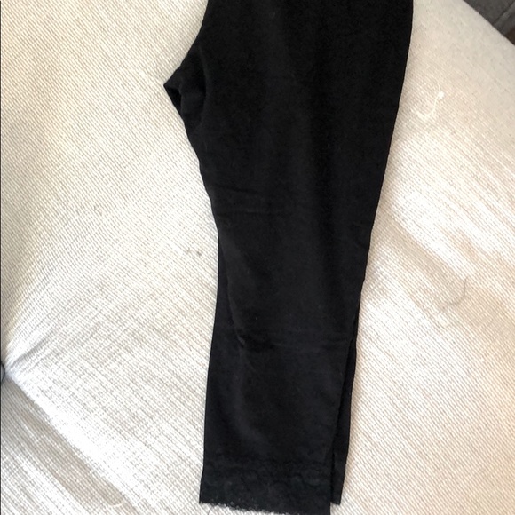 Torrid crop tights with lace - Picture 1 of 2